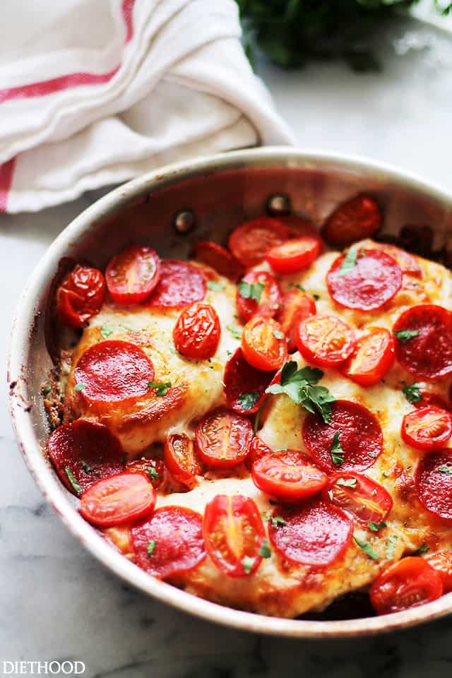 Pepperoni Pizza Chicken Recipe