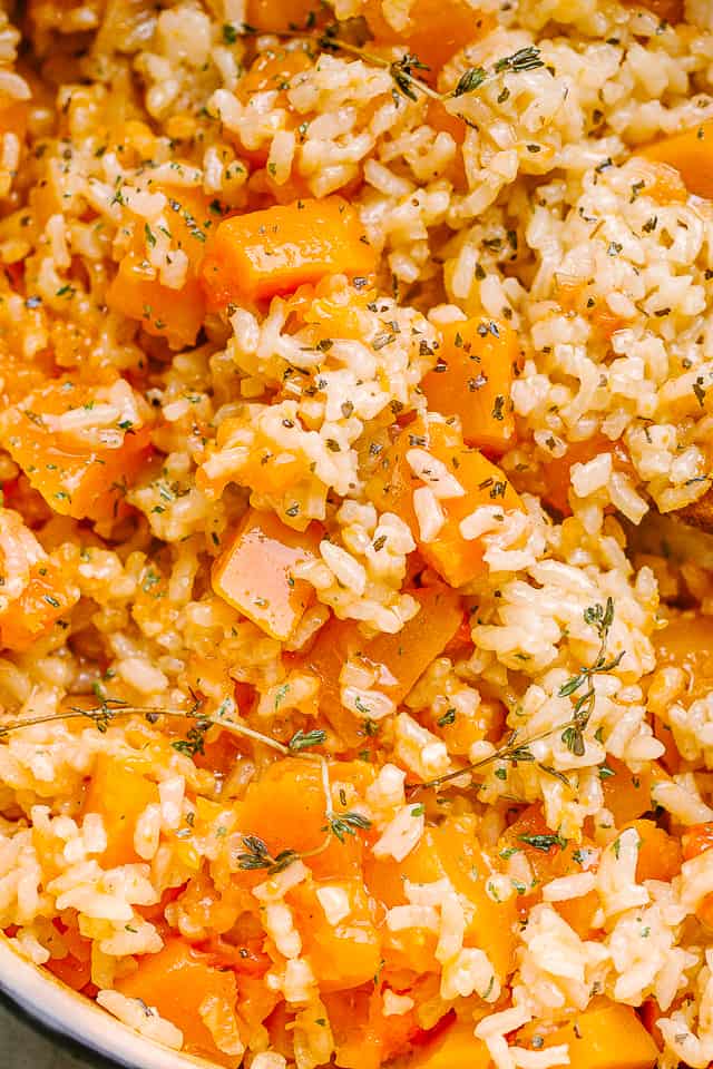 Butternut Squash and Rice Casserole Recipe Thanksgiving Side Dish