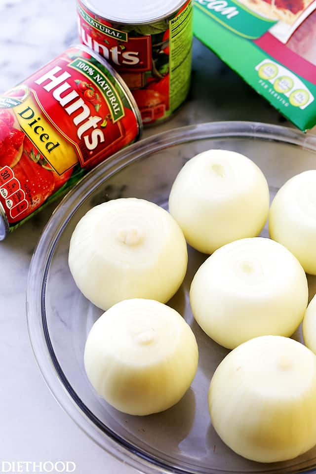 Italian Sausage Stuffed Onions Recipe Diethood