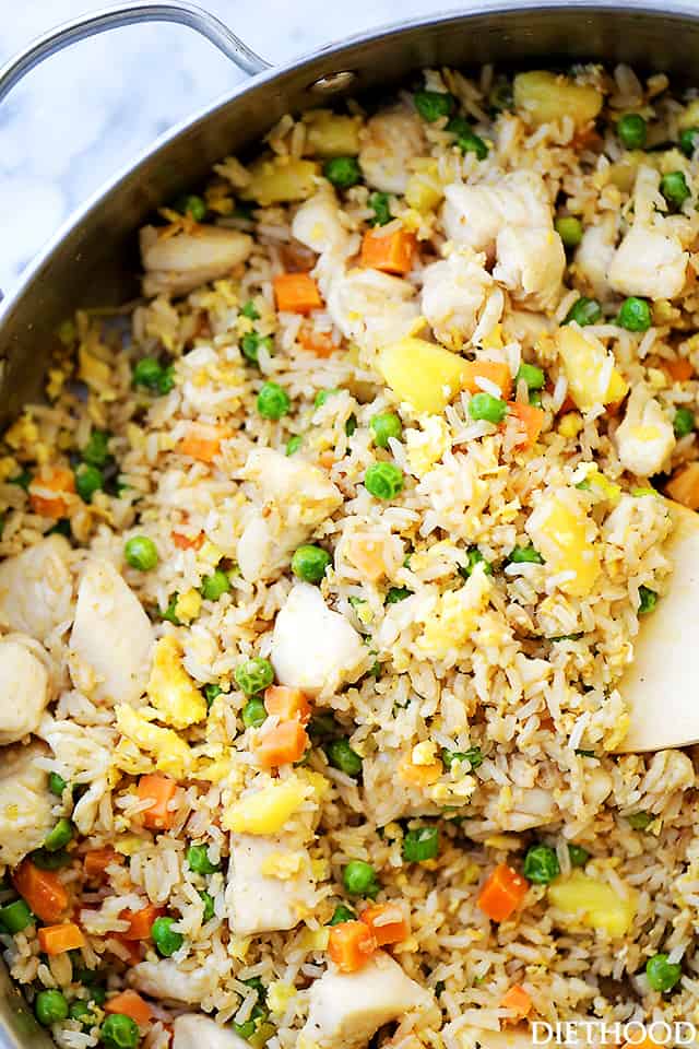 Easy Chicken Fried Rice Recipe Diethood