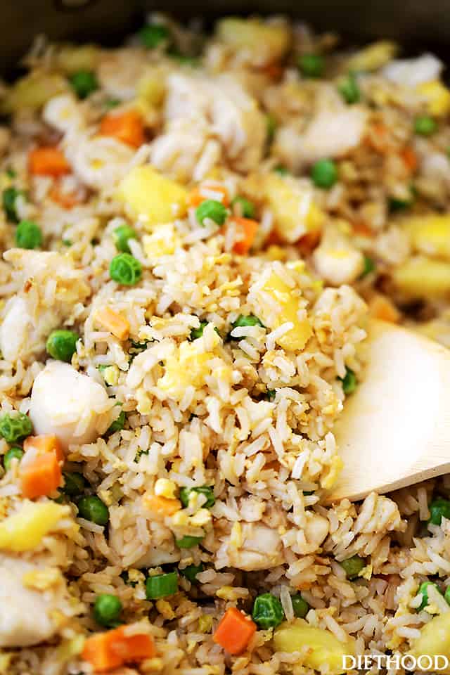 Easy Chicken Fried Rice Recipe Diethood