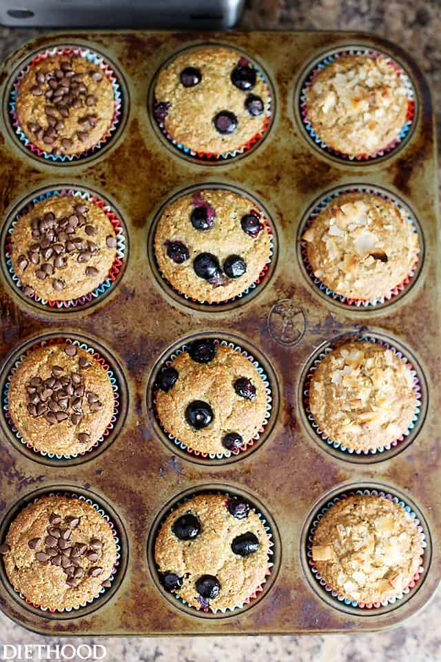 Healthy Flourless Blender Muffins Banana Oatmeal Muffins
