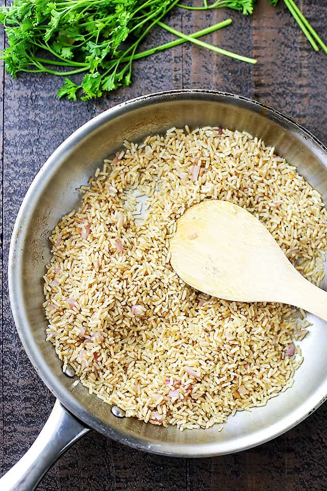 Almond Brown Rice Pilaf Diethood