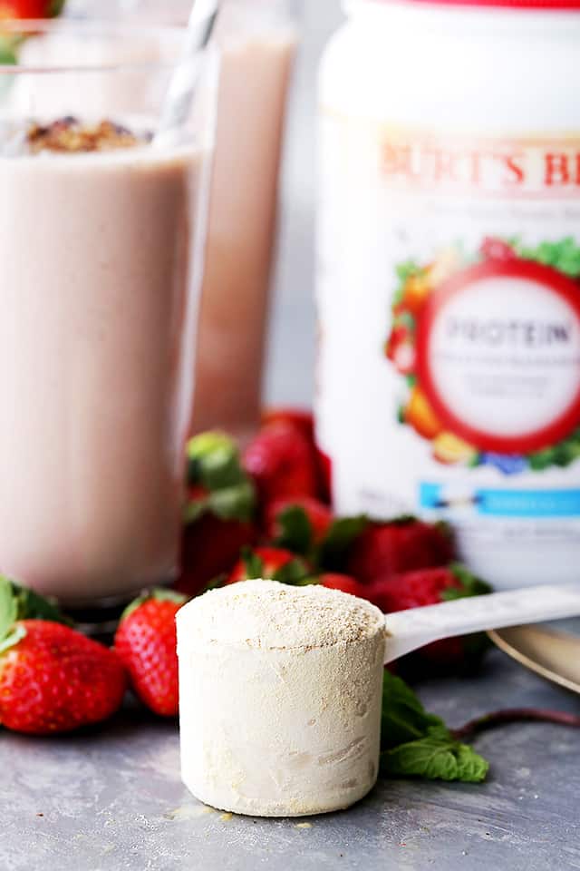Strawberry Cheesecake Protein Shake Diethood