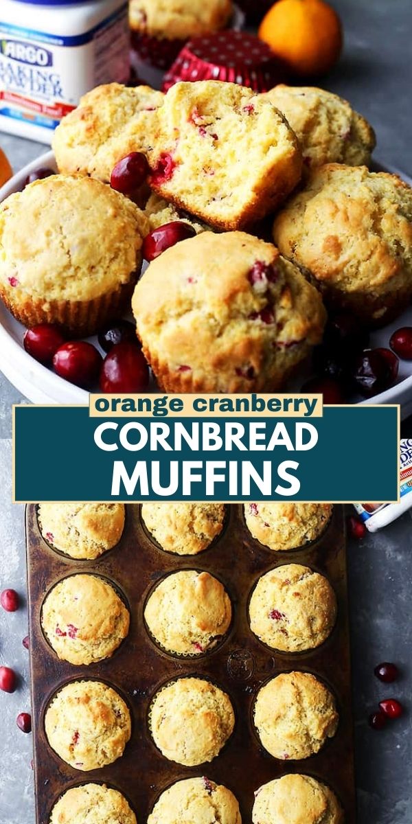 Cranberry Orange Corn Muffins Best Cornbread Muffin Recipe