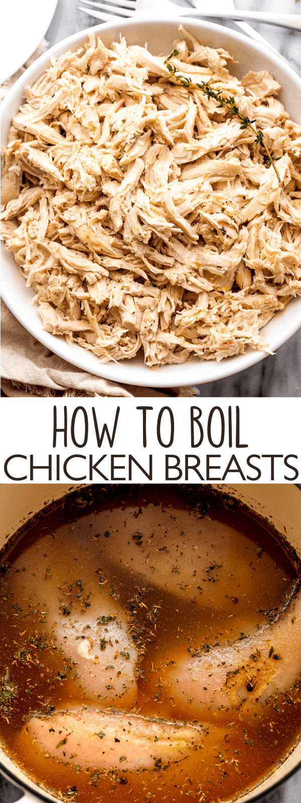 How to Boil Chicken Breasts