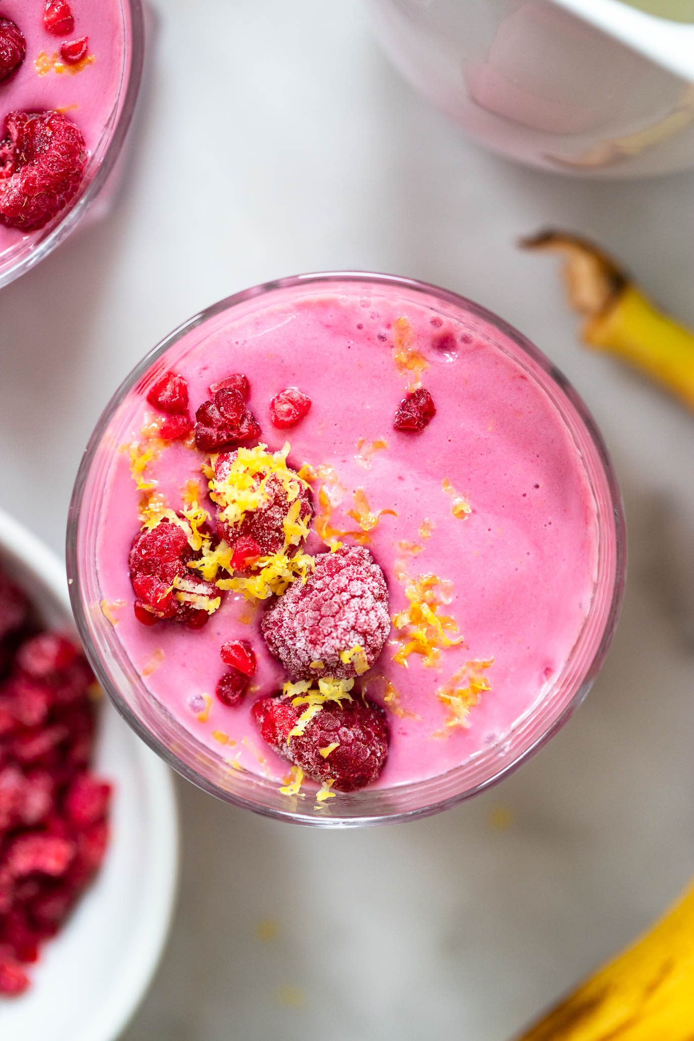 Lemon Raspberry Smoothie Dietitian Debbie Dishes