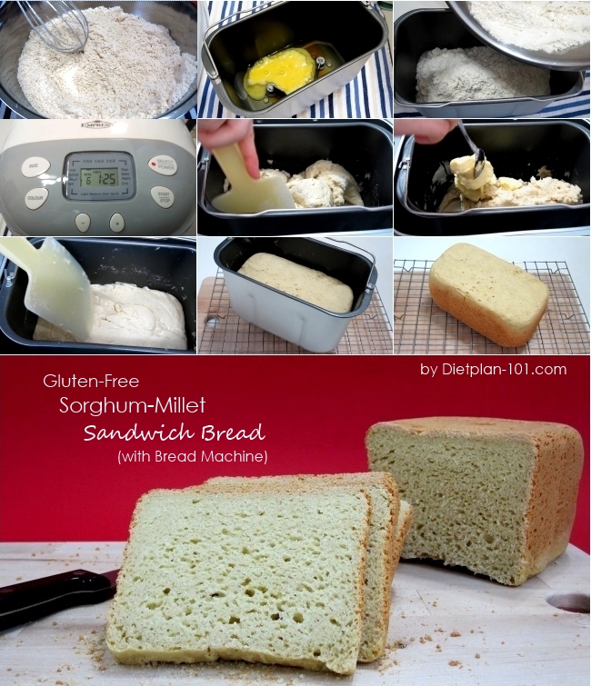 GlutenFree Sandwich Bread (Bread Machine) Recipe Dietplan101