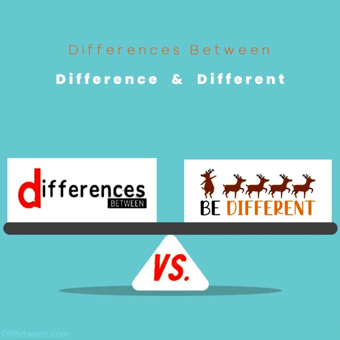 Exploring the Key Differences: 'Difference' vs. 'Different'