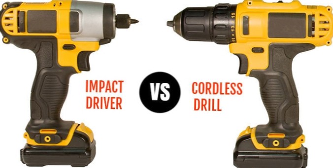 Differences between drill and driver | Differbetween