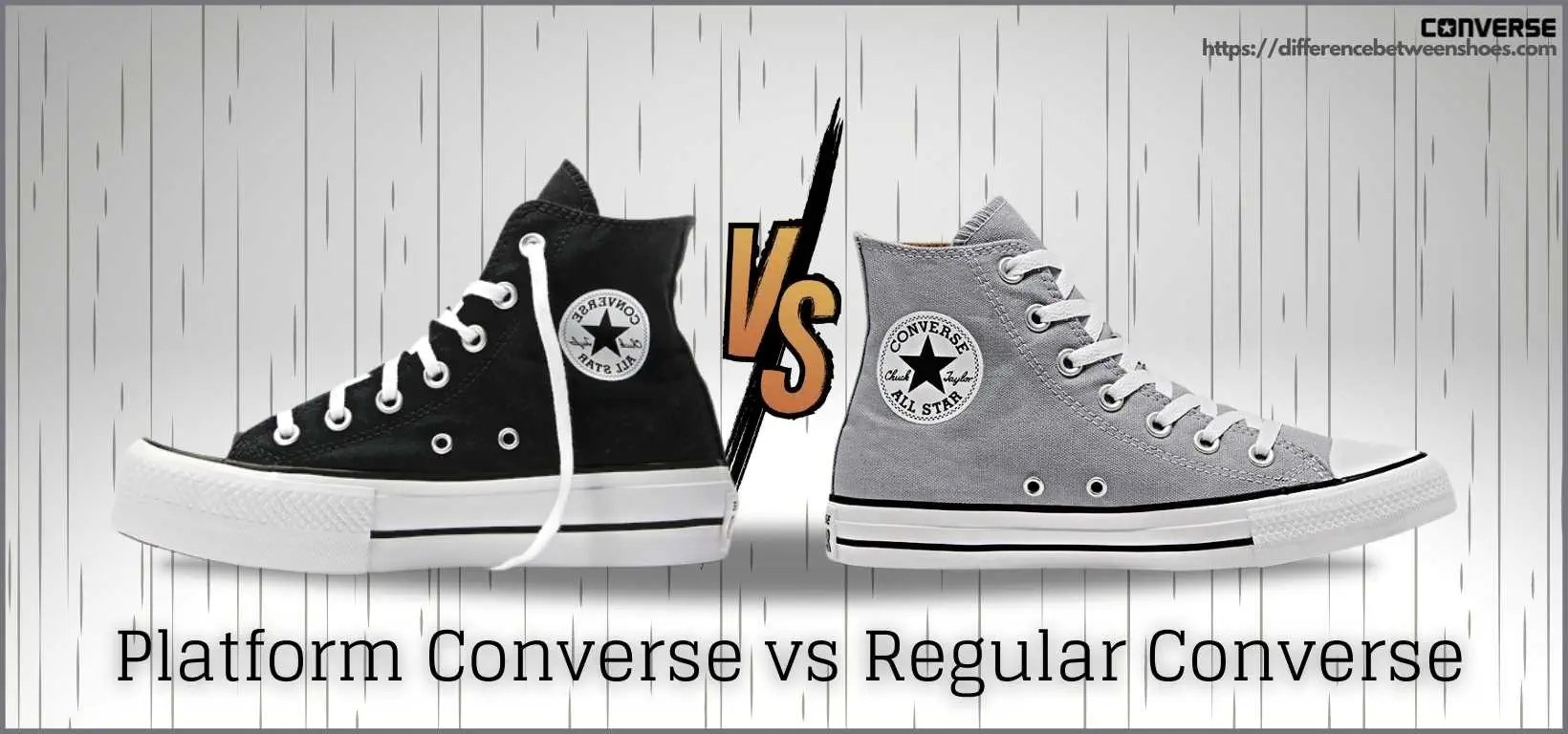 Platform vs Regular Converse Guide)