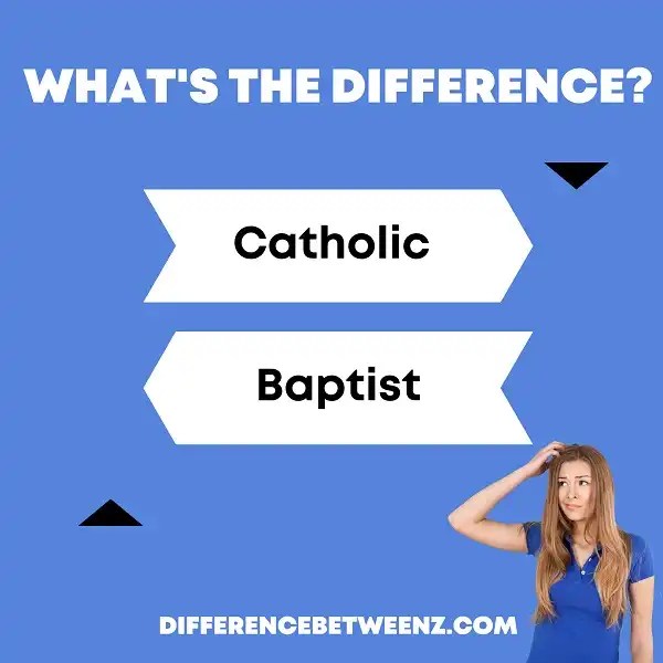 Difference between Catholic and Baptist Difference Betweenz