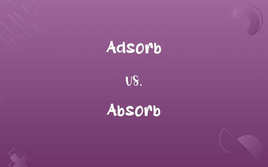 Adsorb vs. Absorb Know the Difference