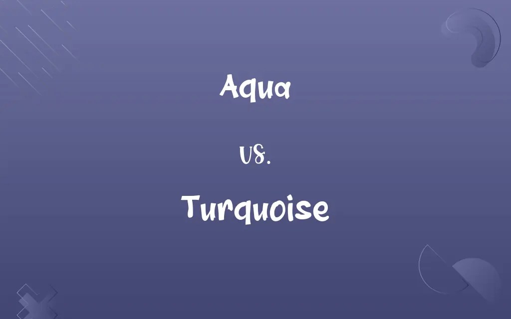 Aqua vs. Turquoise Know the Difference