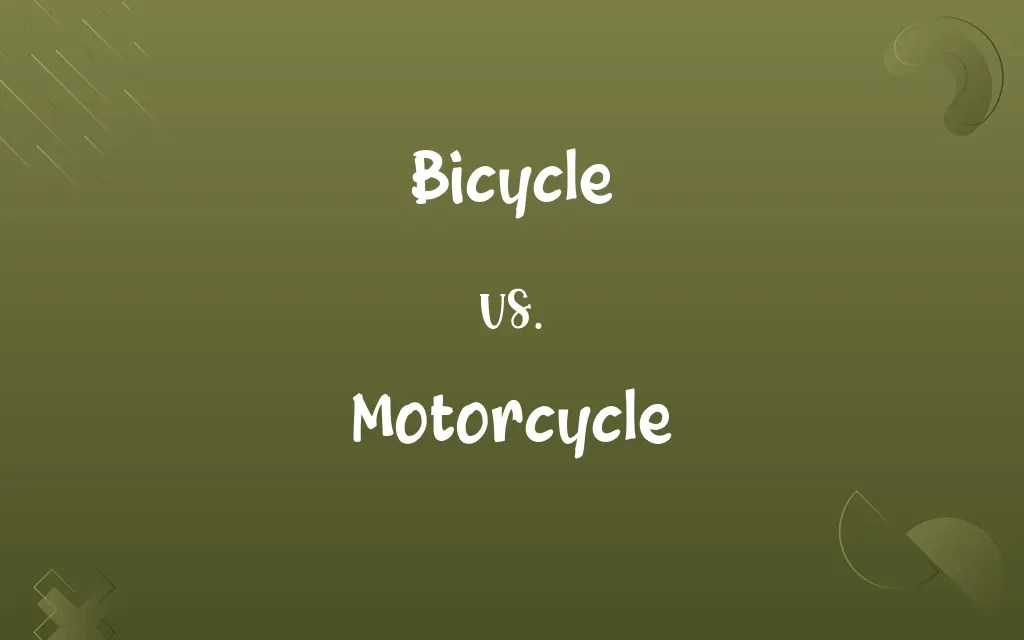 Bicycle vs. Motorcycle Know the Difference