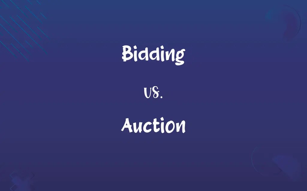 Bidding vs. Auction Know the Difference