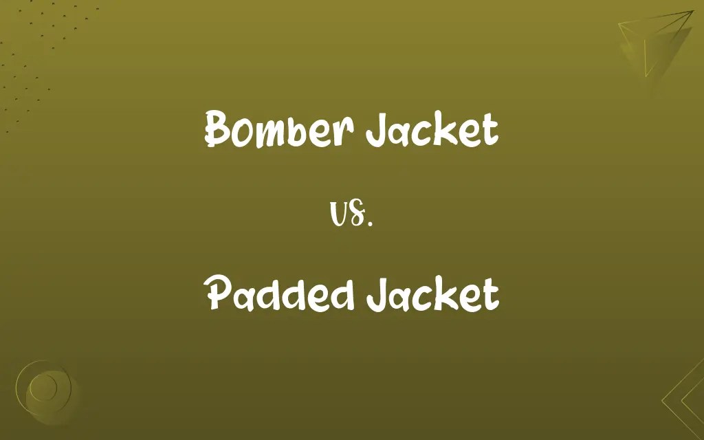 Bomber Jacket vs. Padded Jacket Know the Difference