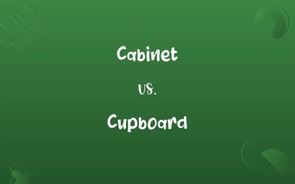 vs. Cupboard Know the Difference