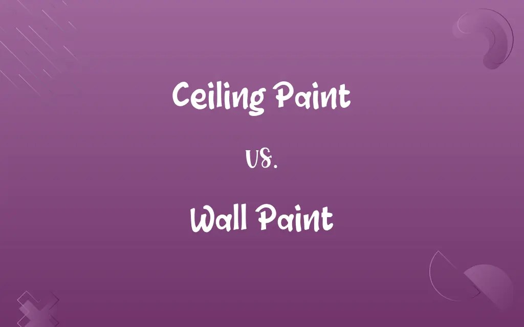 Ceiling Paint vs. Wall Paint Know the Difference