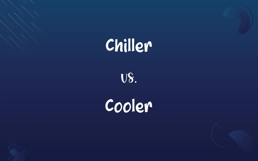 Chiller vs. Cooler Know the Difference