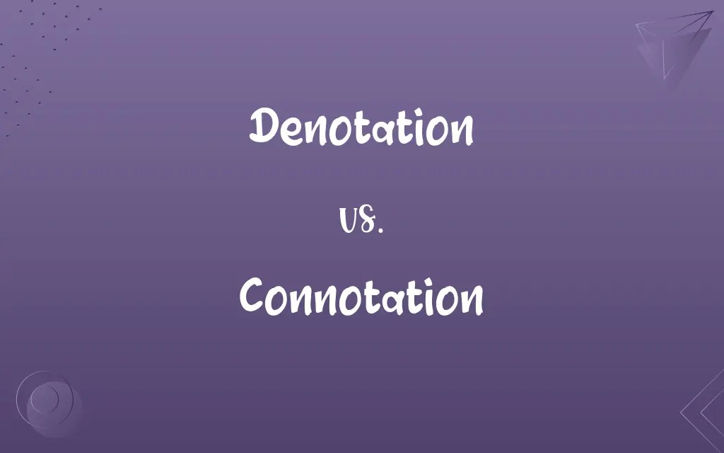 Denotation vs. Connotation Know the Difference