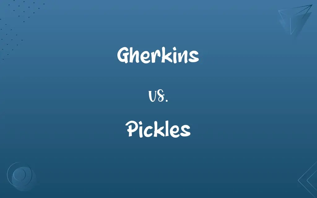 Gherkins vs. Pickles Know the Difference