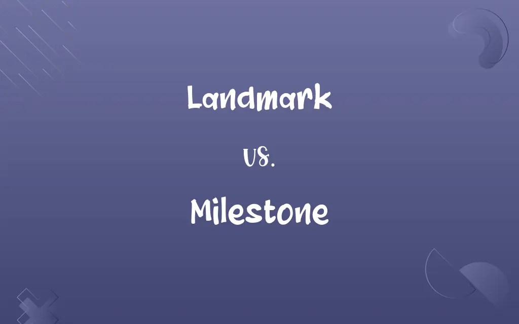 Landmark vs. Milestone Know the Difference