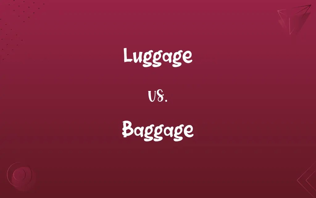 Luggage vs. Baggage Know the Difference