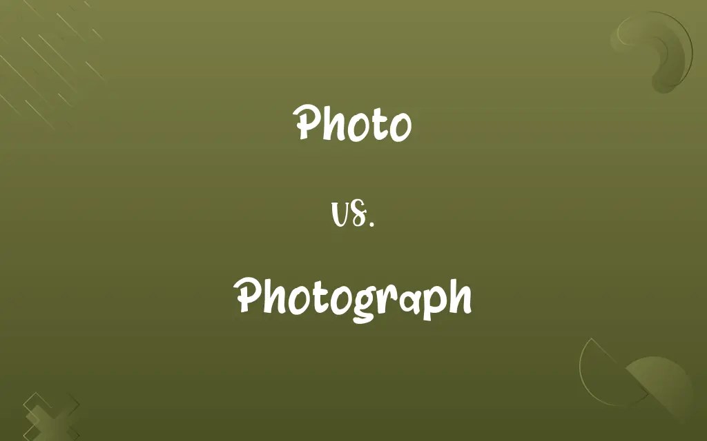 Photo vs. Photograph Know the Difference