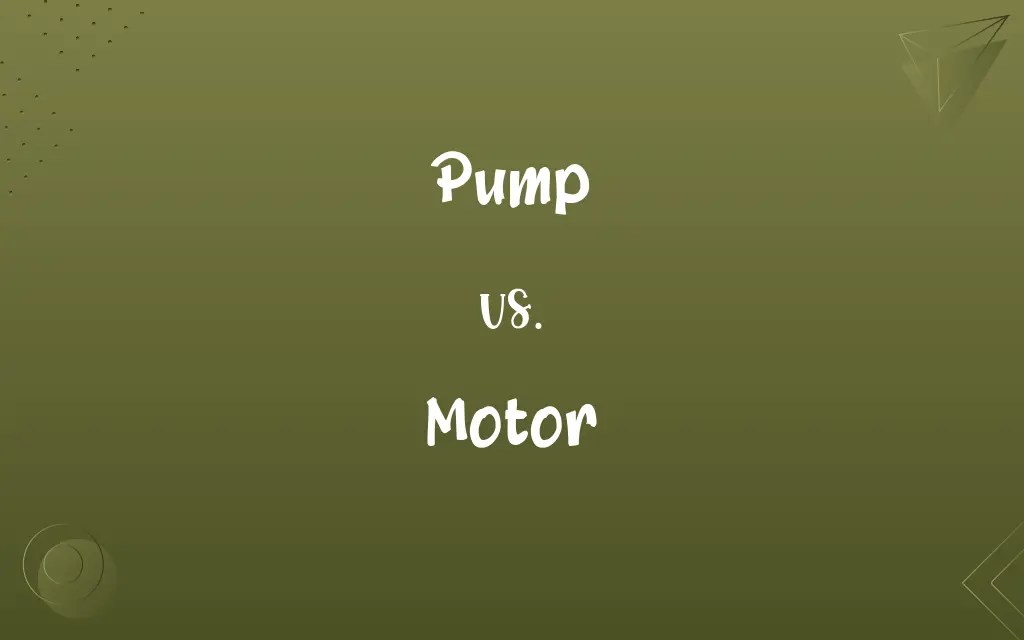 Pump vs. Motor Know the Difference