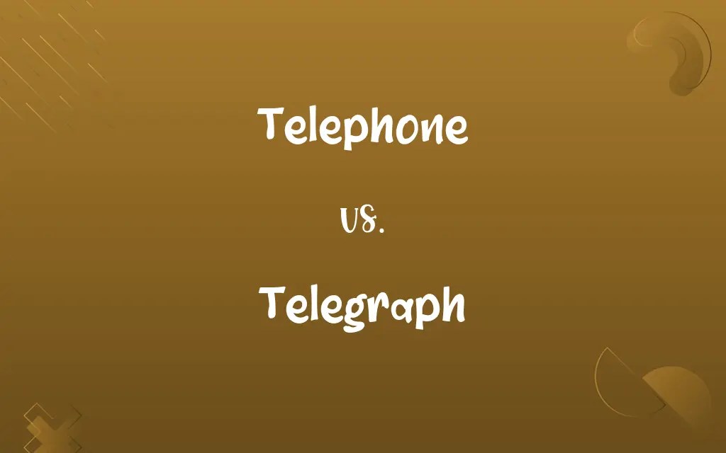 Telephone vs. Telegraph Know the Difference