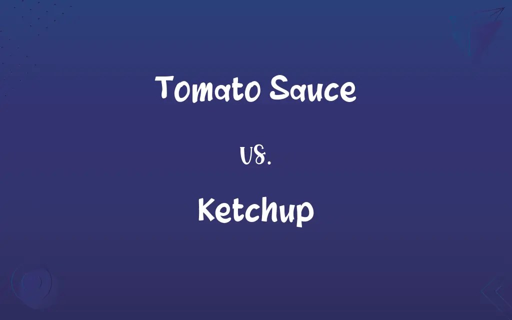 Tomato Sauce vs. Ketchup Know the Difference
