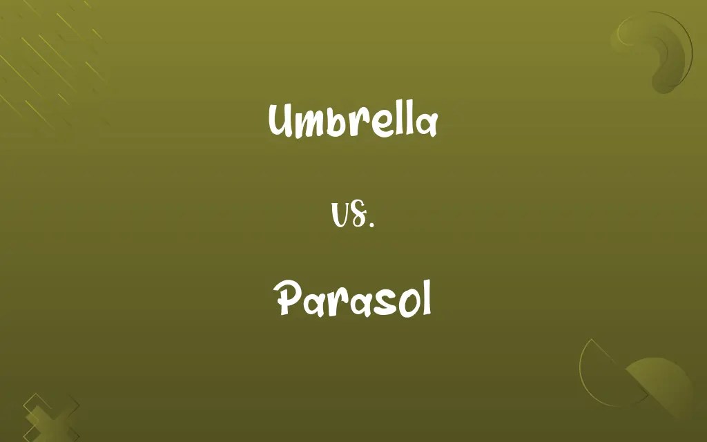 Umbrella vs. Parasol Know the Difference