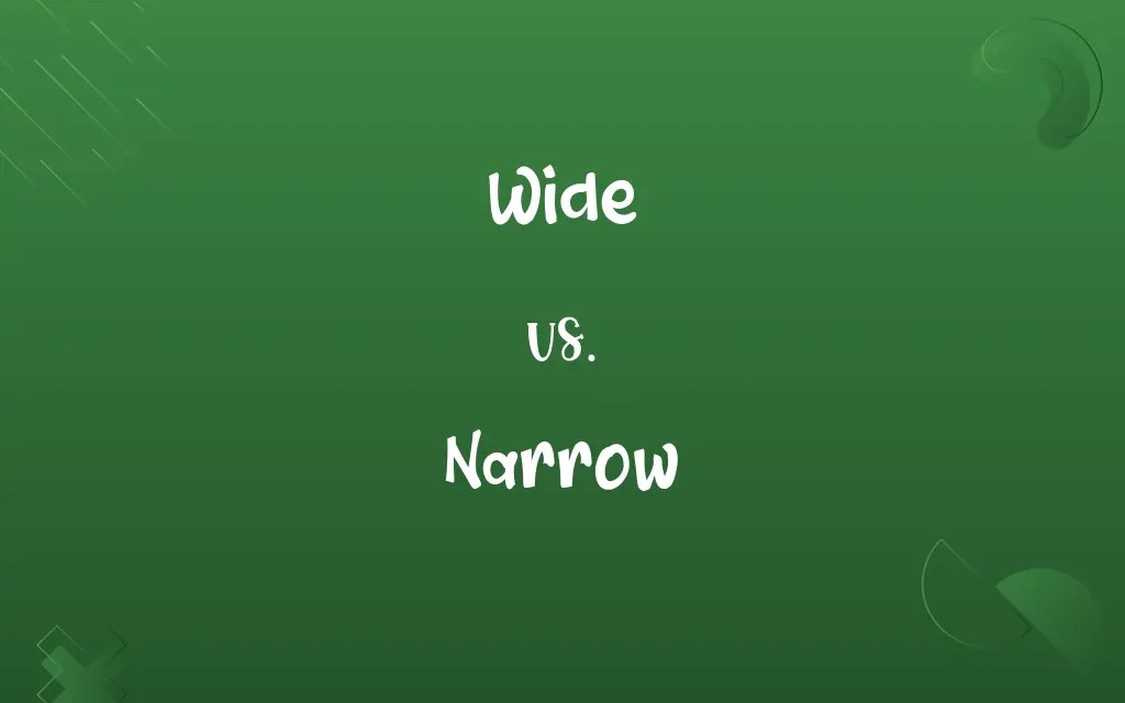 Wide vs. Narrow Know the Difference
