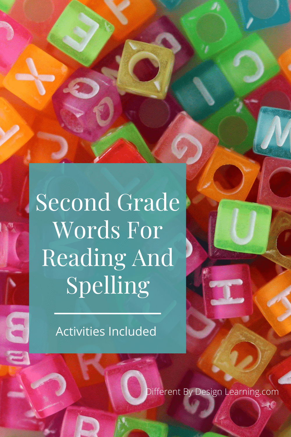 A Complete List Of Second Grade Spelling Words - Different By Design