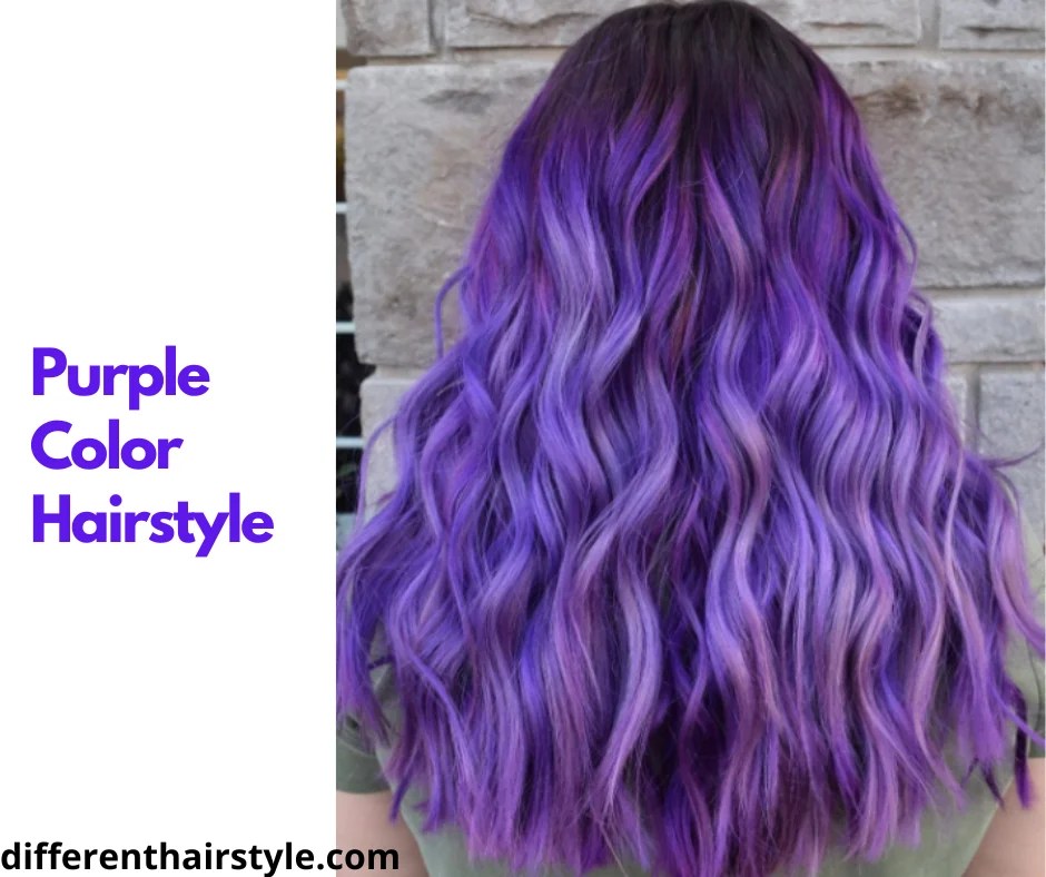 Best Purple Color Hairstyle in 2022 Different Hairstyle, GOLN