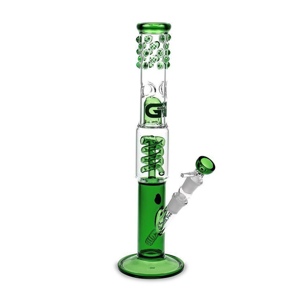 Grace Glass Green Cane Bong