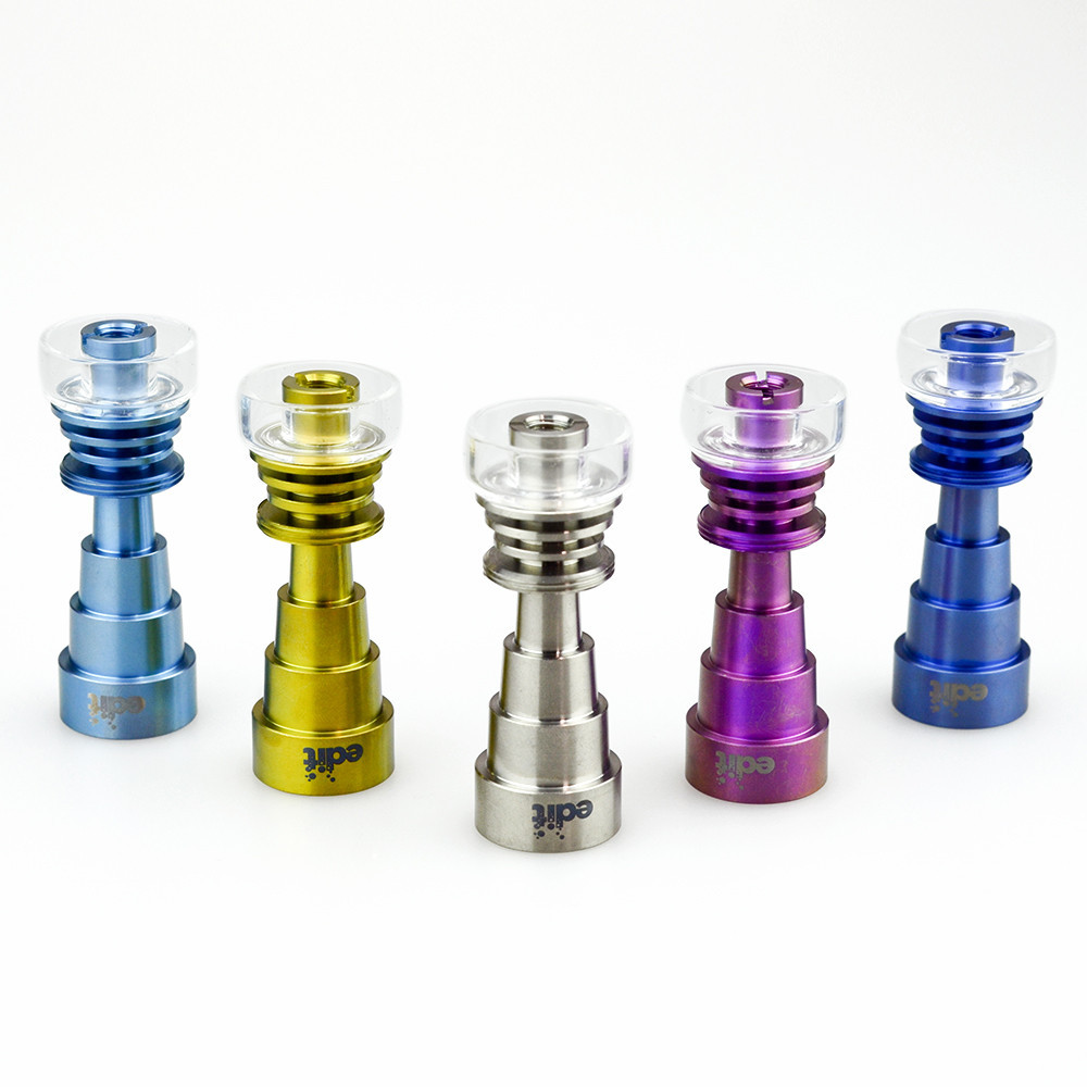 Hybrid Titanium Quartz Nail and Carb Cap Dab Kit