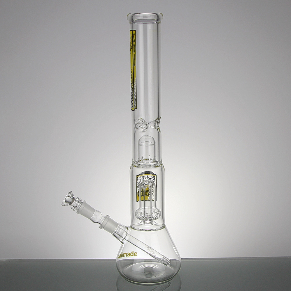 Tall Beaker Ice Bong With UFO Perc