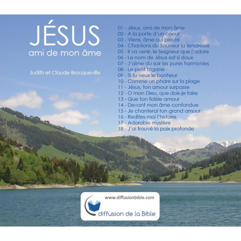 CD Audio Jésus, ami de mon âme Judith et Claude Brocqueville