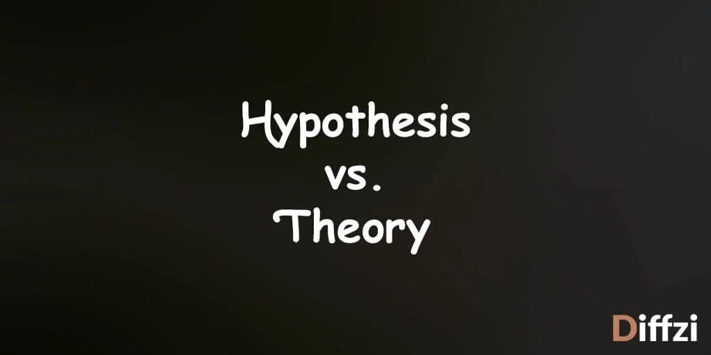 Hypothesis vs. Theory Diffzi