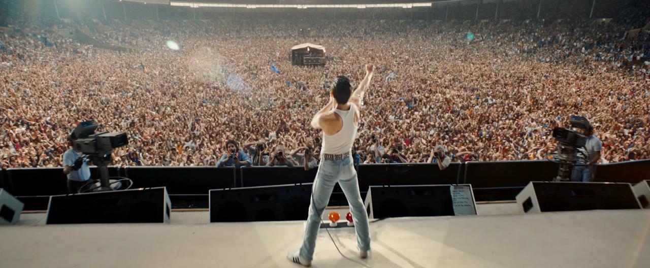 Bohemian Rhapsody Vídeo mostra recriação da performance no Live Aid