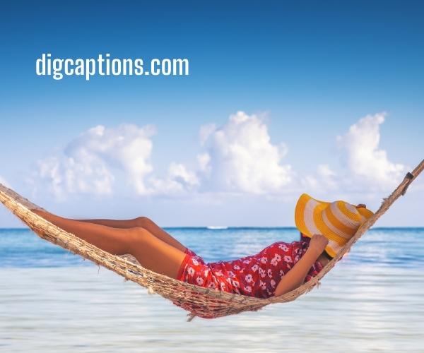 Relaxing in a Hammock Quotes and Captions for Instagram