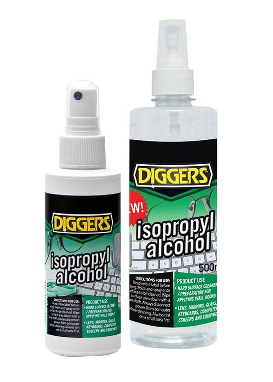 Diggers Isopropyl Alcohol Hundreds Of Cleaning & Sanitising Uses