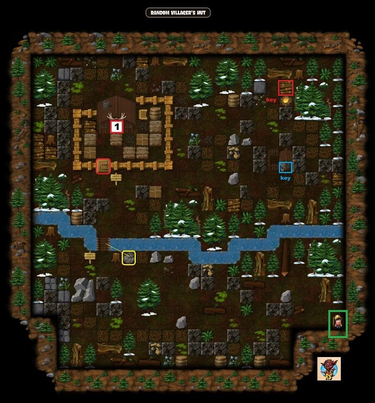 Random Villager's Hut Freya Scandinavia Diggy's Adventure Help