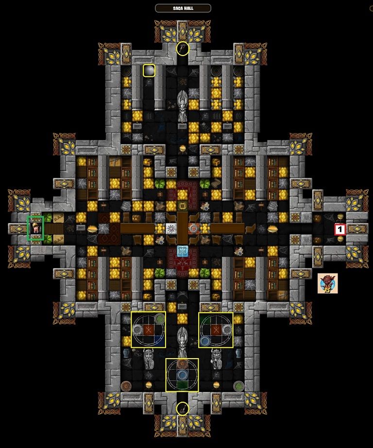 Diggy's adventure saga hall