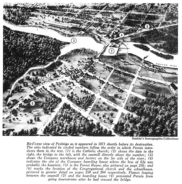 WER Image Bird'seye view of Peshtigo