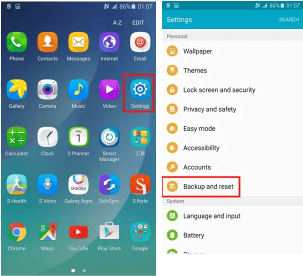 How to perform a Factory Reset Digiconceptng