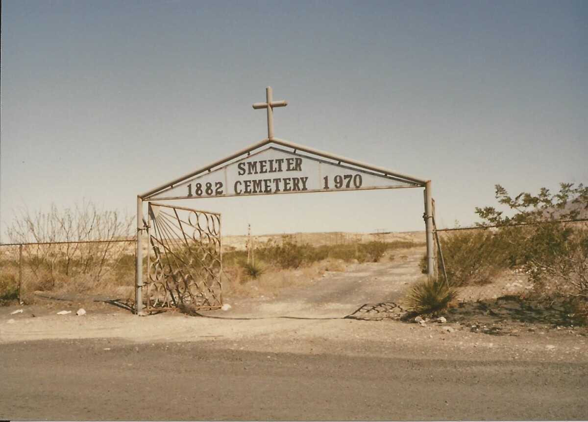 Asarco Smelter Cemetery Gate El Paso, Texas DIGIE