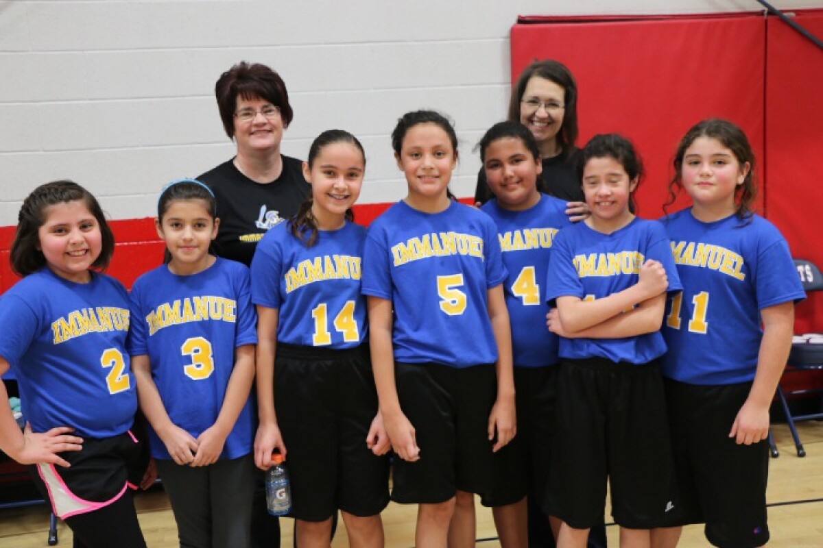 Immanuel Christian School 3rd/4th grade Basketball team DIGIE